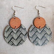 Load image into Gallery viewer, Bohemian Floral Print Earrings
