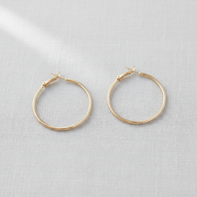 Load image into Gallery viewer, Circle Hoop Earrings