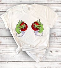 Load image into Gallery viewer, Grinch Ornament Tee