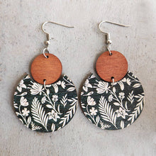 Load image into Gallery viewer, Bohemian Floral Print Earrings