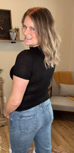 Load image into Gallery viewer, Mock Neck Ribbed Top