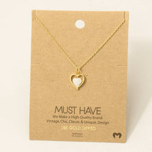 Load image into Gallery viewer, Layered Heart Pendant Necklace