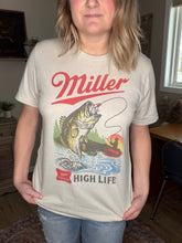 Load image into Gallery viewer, Vintage Retro Miller Fishing Graphic Tee