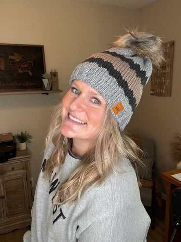 Multicolor Pom Hat