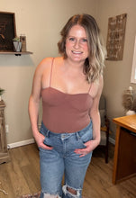 Load image into Gallery viewer, Ribbed Thong Bodysuit