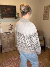 Load image into Gallery viewer, Toggle Button Mock Neck Cardigan