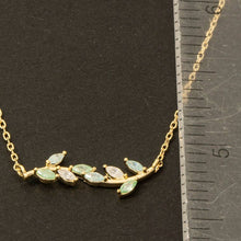 Load image into Gallery viewer, Gold Dipped Leaf Branch Chain Necklace