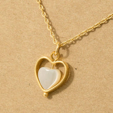 Load image into Gallery viewer, Layered Heart Pendant Necklace