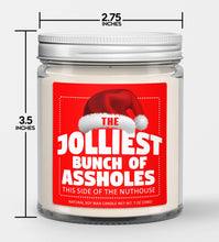 Load image into Gallery viewer, Jolliest Bunch Of Assholes Christmas Soy Candle