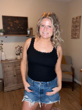 Load image into Gallery viewer, Basic Ruffle Knit Tank