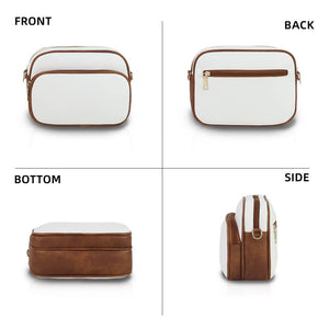 Single shoulder color blocked bag