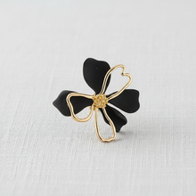 Load image into Gallery viewer, Double Layered Floral Petal Stud Earrings