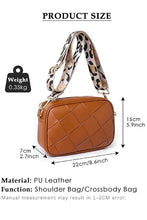Load image into Gallery viewer, Leopard Strap Crossbody Bag