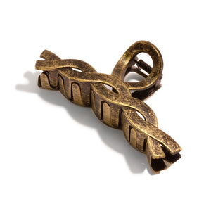 Braided Acetate Hair Claw Clip