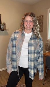 Kambrie Plaid Flannel Shirt