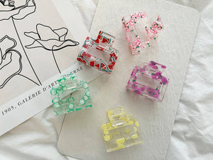 Fruit Print Clips