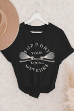 Load image into Gallery viewer, Support Your Local Witches Graphic Tee