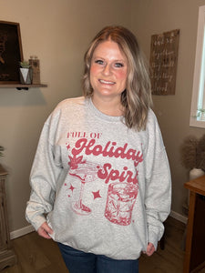 Holiday Spirit Crew Neck Sweatshirt