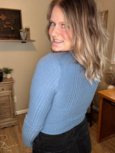 Load image into Gallery viewer, Brushed Ribbed Button-Front Top