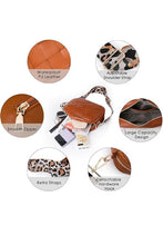 Load image into Gallery viewer, Leopard Strap Crossbody Bag