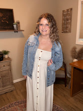 Load image into Gallery viewer, A-line Button Camisole Dress