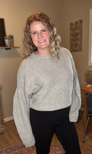 Load image into Gallery viewer, Balloon Sleeve Knit Sweater