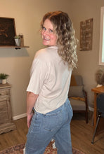 Load image into Gallery viewer, Free Bird Vintage Graphic Faux Crop Tee