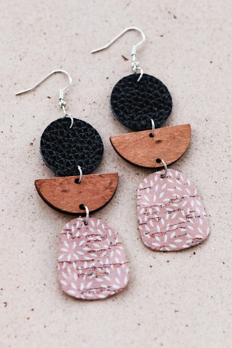 Printed Cork Earrings