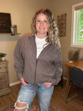 Load image into Gallery viewer, Plaid Print Jacket