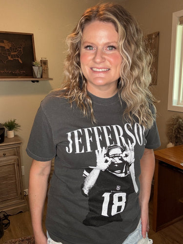 Vintage Justin Jefferson Football Tee