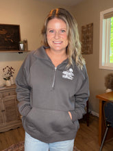 Load image into Gallery viewer, Common Loon Boxy Half Zip Sweatshirt