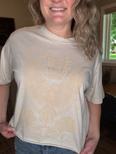 Load image into Gallery viewer, Free Bird Vintage Graphic Faux Crop Tee