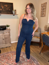 Load image into Gallery viewer, Denim Overall Jumpsuit