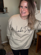 Load image into Gallery viewer, Lake Days Graphic Crew Neck Sweatshirt