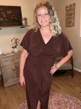 Load image into Gallery viewer, Twist Front Maxi Dress