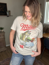Load image into Gallery viewer, Vintage Retro Miller Fishing Graphic Tee