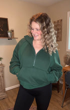 Load image into Gallery viewer, Hack Neck Zip Sweatshirt
