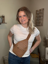 Load image into Gallery viewer, Leather Cross Body Sling Bag
