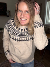 Load image into Gallery viewer, Aztec Round-neck Sweater