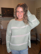 Load image into Gallery viewer, Coastal Comfort Striped Sweater