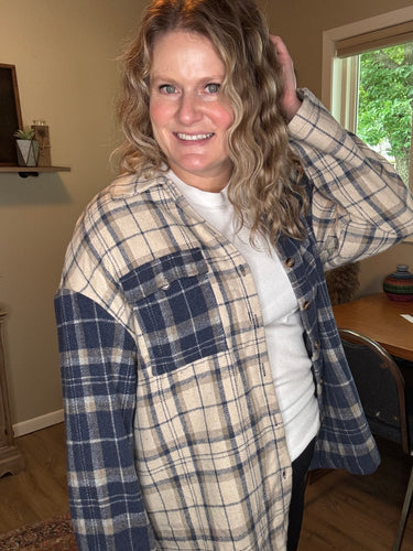 Plaid Button Down Top