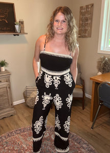 Geo Print Jumpsuit