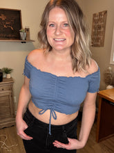 Load image into Gallery viewer, Off Shoulder Ruched Top