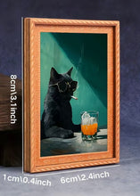 Load image into Gallery viewer, Smoking &amp; Drinking Sunglasses Cat Fridge Magnet