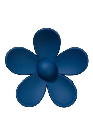 Oversized Matte Flower Hair Claw Clip