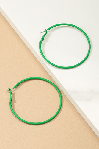 Skinny Hoop Earrings