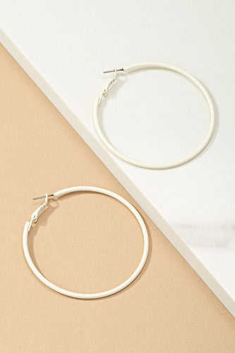 Skinny Hoop Earrings