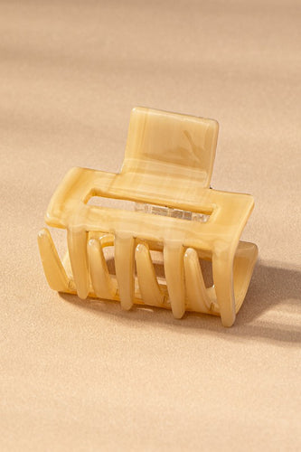 Tiny Rectangular Hair Claw Clip