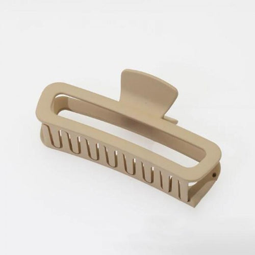 Oblong Hollow Hair Claw Clip