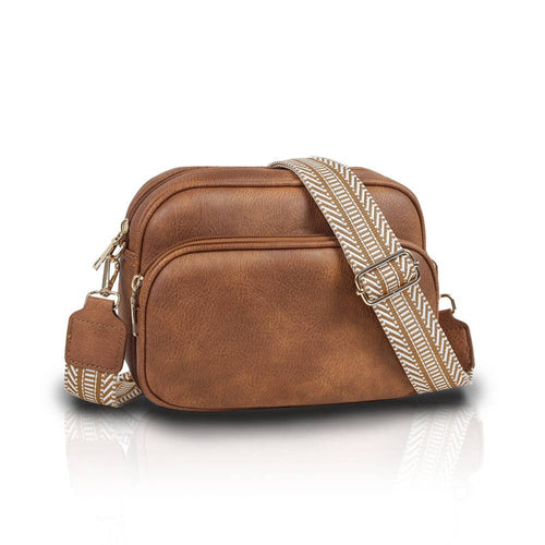 Single shoulder color blocked bag